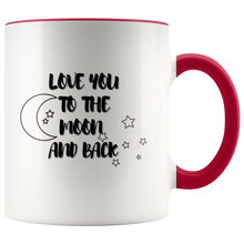 Load image into Gallery viewer, Love you to the Moon Accent Mug