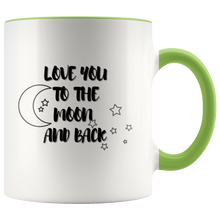 Load image into Gallery viewer, Love you to the Moon Accent Mug