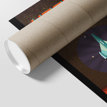 Load image into Gallery viewer, Visit Mars Poster