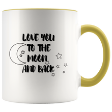 Load image into Gallery viewer, Love you to the Moon Accent Mug