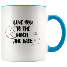 Load image into Gallery viewer, Love you to the Moon Accent Mug