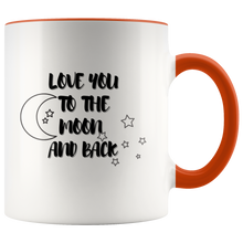 Load image into Gallery viewer, Love you to the Moon Accent Mug