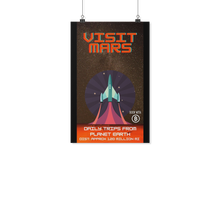 Load image into Gallery viewer, Visit Mars Poster