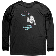 Load image into Gallery viewer, Just_Hanging_Out_Shirt__Black_Mockup.png
