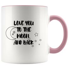 Load image into Gallery viewer, Love you to the Moon Accent Mug
