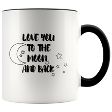 Load image into Gallery viewer, Love you to the Moon Accent Mug
