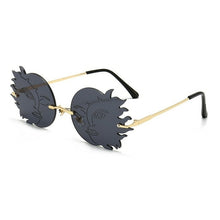 Load image into Gallery viewer, Fashion Rimless Sun Moon Sunglasses
