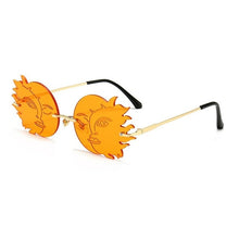 Load image into Gallery viewer, Fashion Rimless Sun Moon Sunglasses
