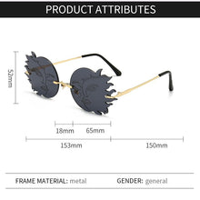 Load image into Gallery viewer, Fashion Rimless Sun Moon Sunglasses
