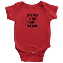 Load image into Gallery viewer, Love you to the Moon Baby Bodysuit
